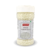 Puramio White Vermicelli Sprinkles For Cake Decoration, 125 gm