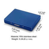 Rangwell  new Steel Card Holder ( Pack 1 )