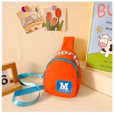 Mini Letter Printed Crossbody Bag for Kids-Orange