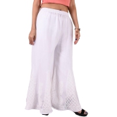 Lavangi Lucknow Chikankari Hand Embroidered Chifffon Palazzo Pants Sharara for Women