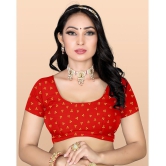 LEELAVATI - Red Georgette Saree With Blouse Piece ( Pack of 1 ) - Red