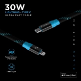 30W Super Fast Lightning MFi Certified Cable-Blue