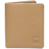 samtroh Beige PU Mens Regular Wallet ( Pack of 1 ) - Beige