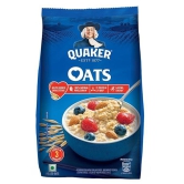 Quaker Oats | Rolled Oats Natural Wholegrain | Nutritious Breakfast Cereals | Dalia Porridge | Easy to Cook | 400 Gm Each | Pack of 2 | 800 Gm Pack