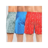 Supersquad Pack of 3 Cotton Mens Boxer- ( Assorted 14 ) - None