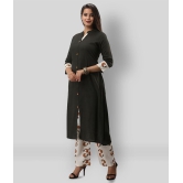 MAUKA - Green Front Slit Rayon Women''s Stitched Salwar Suit ( Pack of 1 ) - 3XL