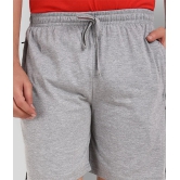 Neo Garments - Grey Cotton Mens Shorts ( Pack of 1 ) - None