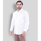 DESHBANDHU DBK - White Cotton Regular Fit Mens Casual Shirt (Pack of 1 ) - None