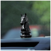 Artarium Knight Horse Chess Piece Statue Sculpture Collectible Figurine for Home House Office Table Decor - Pack of 1 (Black)