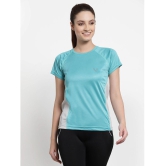 Uzarus Green Polyester Tees - Single - None