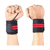 Gym Wrist Band with Thumb Support 1 Pair - One Size