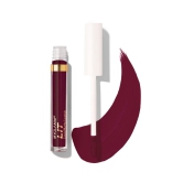 LIT Liquid Matte Lipstick - E-Boy (Deep Berry Shade) | Long Lasting, Smudge-proof, Hydrating Matte Lipstick With Moringa Oil (1.6 ml)