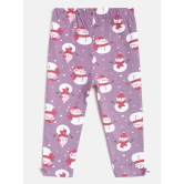 miniklub - Multi Cotton Legging For Baby Girl ( Pack of 3 ) - None