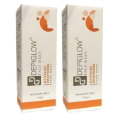 Depiglow facewash (pack of 2) (140gm) Glutathione Creamy face wash for Skin Whitening & Brightening