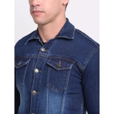 Rodamo Men Blue Washed Colourblocked Denim Jacket