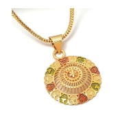 Jewar Mandi - Golden Pendant ( Pack of 1 ) - Golden