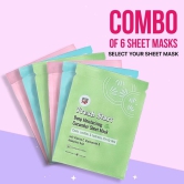 Pack of 6 POPxo Makeup Sheet Mask