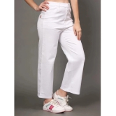 AngelFab - White Denim Flared Womens Jeans ( Pack of 1 ) - None