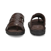 softio Brown Flip Flops - 6