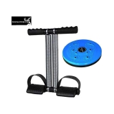 Signatron Tummy Trimmer -Twister Combo Abs Exercise Fitness Equipment Home Gym for Men and Women - Blue