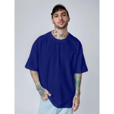 SOLIDS NAVY BLISS Oversized T-Shirt-S