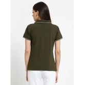 Uzarus - Green Cotton Blend Regular Fit Womens T-Shirt ( Pack of 1 ) - None