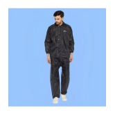 PPTHEFASHIONHUB Black Polyester Mens Raincoat ( Pack of 1 ) - 3XL