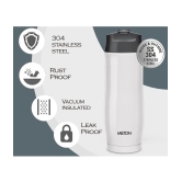 Milton Thermosteel Revive Insulated Hot and Cold Water Bottle, White, 480 mL - White