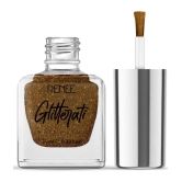 RENEE Glitterati Nail Paint - Copper Blaze, Quick Drying, Glittery Finish, Long Lasting, 10 Ml