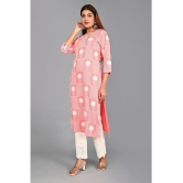 AMIRA'S INDIAN ETHNICWEAR - Peach Rayon Women's Stitched Salwar Suit ( ) - None