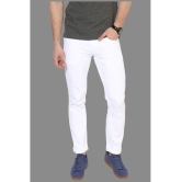 HALOGEN - White Denim Skinny Fit Men's Jeans ( Pack of 1 ) - None