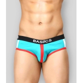 BASIICS By La Intimo Pack of 2 Cotton Blend Mens Briefs ( Multicolor ) - S