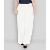 Sttoffa - White Rayon Flared Fit Womens Casual Pants  ( Pack of 1 ) - 38