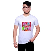 NITYANAND CREATIONS Round Neck White Holi T-Shirt for MEN-HOLI-T-SHIRT-11554-S