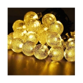 MIRADH 5 Metre 20 Crystal Plug powered String Lights Yellow - Yellow