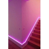 LED Strip Rope Light or Ceiling Light or Decorative Light with Adapter (Pink, 5 Meter).