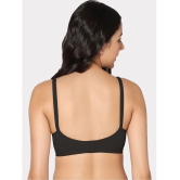 IN CARE LINGERIE - Black Cotton Non Padded Women's Everyday Bra ( Pack of 1 ) - None