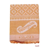 Mandhania Solapur Chaddar Single Blanket Cotton,Rayon?& Viscose Pack of 1 - Yellow