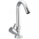 Cossimo Brass Turbo Swan Neck Pillar Tap for WashBasin Brass Wash Basin Tap (Pillar Cock)