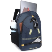 Da Tasche Navy Blue Polyester Backpack For Kids