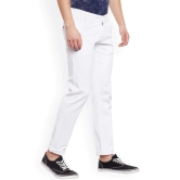 Rodamo  Men White Slim Fit Trousers