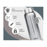 Milton Aqua 750 Stainless Steel Water Bottle, 750 ml, Silver - Silver