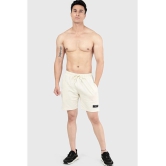 Fuaark Beige Cotton Blend Mens Gym Shorts ( Pack of 1 ) - None