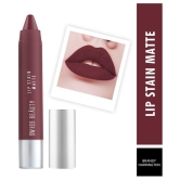 Swiss Beauty Lip Stain Matte Lipstick Lipstick (Harrington), 3.4gm