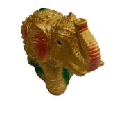 HandCrafted Fibre Un-Brakable Golden Elephant Statue For Home Decor |Office Come Purpose