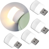 Uttamrobotics USB Night Lights LED Plug in White Buy 1 Get 2 Free