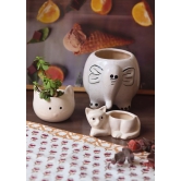 Ele, Cat & Kitty Planters