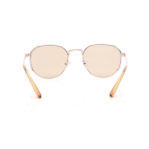 Brown Geometric Sunglasses for Women