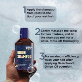 Onion Shampoo With Caffeine 200ml-Onion Shampoo With Caffeine, 200ml