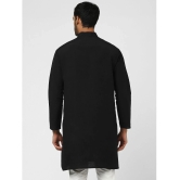 DESHBANDHU DBK - Black Cotton Mens Regular Kurta ( Pack of 1 ) - None